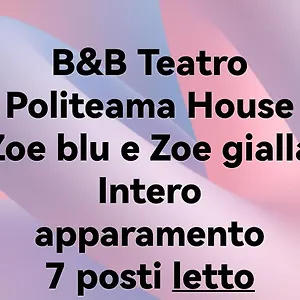Teatro Politeama House Zoe Blu E Gialla Intero Appartamento